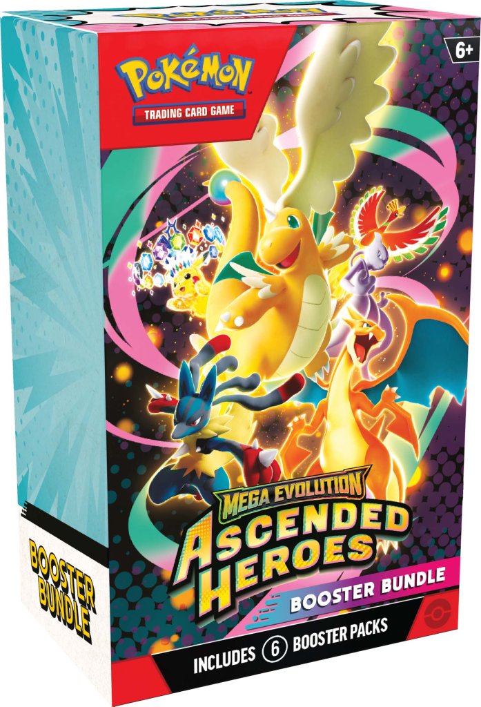 Pokemon TCG Mega Evolution—Ascended Heroes ME2.5 Booster Bundle