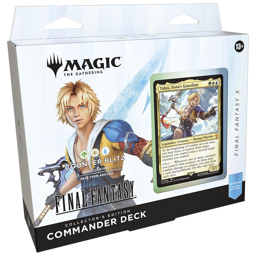 Magic The Gathering - Final Fantasy Collector Commander Deck Collector Edition Display