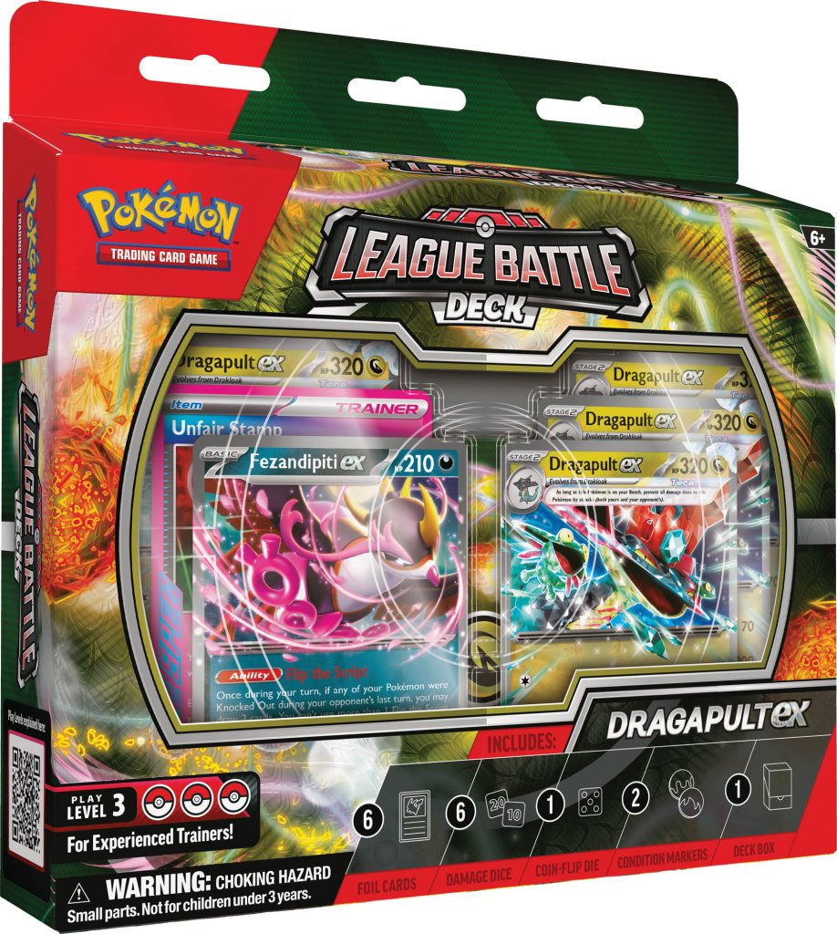 Pokemon TCG Scarlet & Violet Dragapult ex League Battle Deck