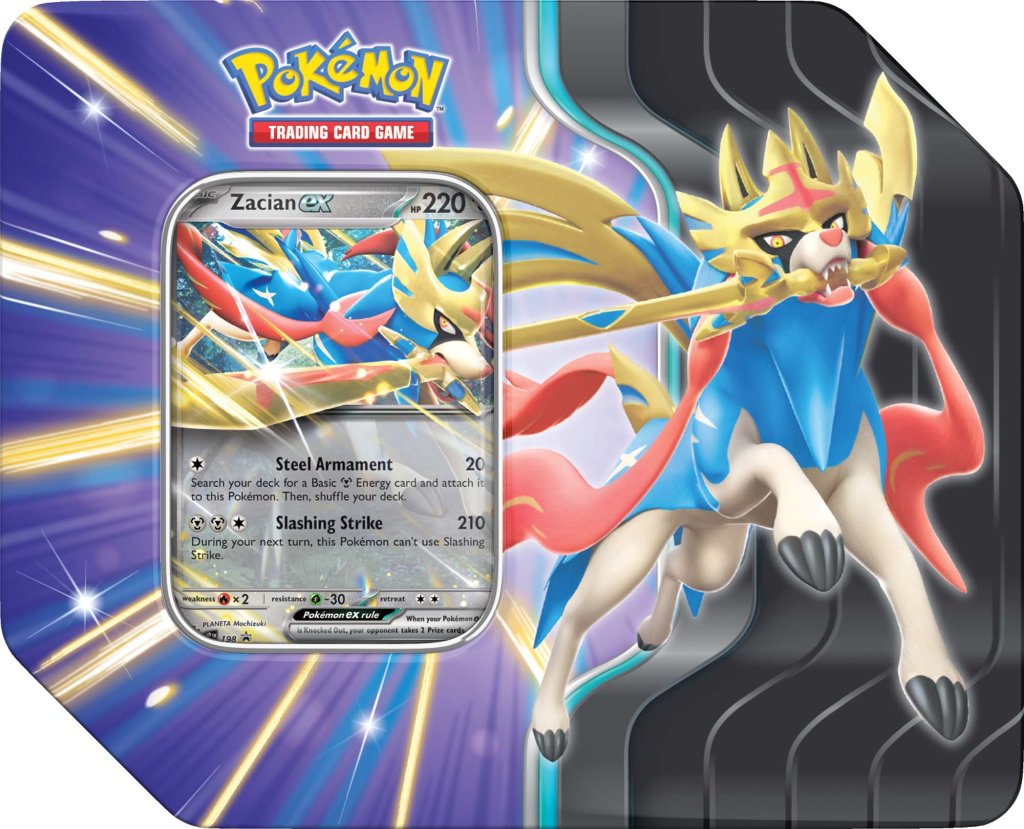Pokemon TCG Scarlet & Violet Slashing Legends Tin (Assorted)