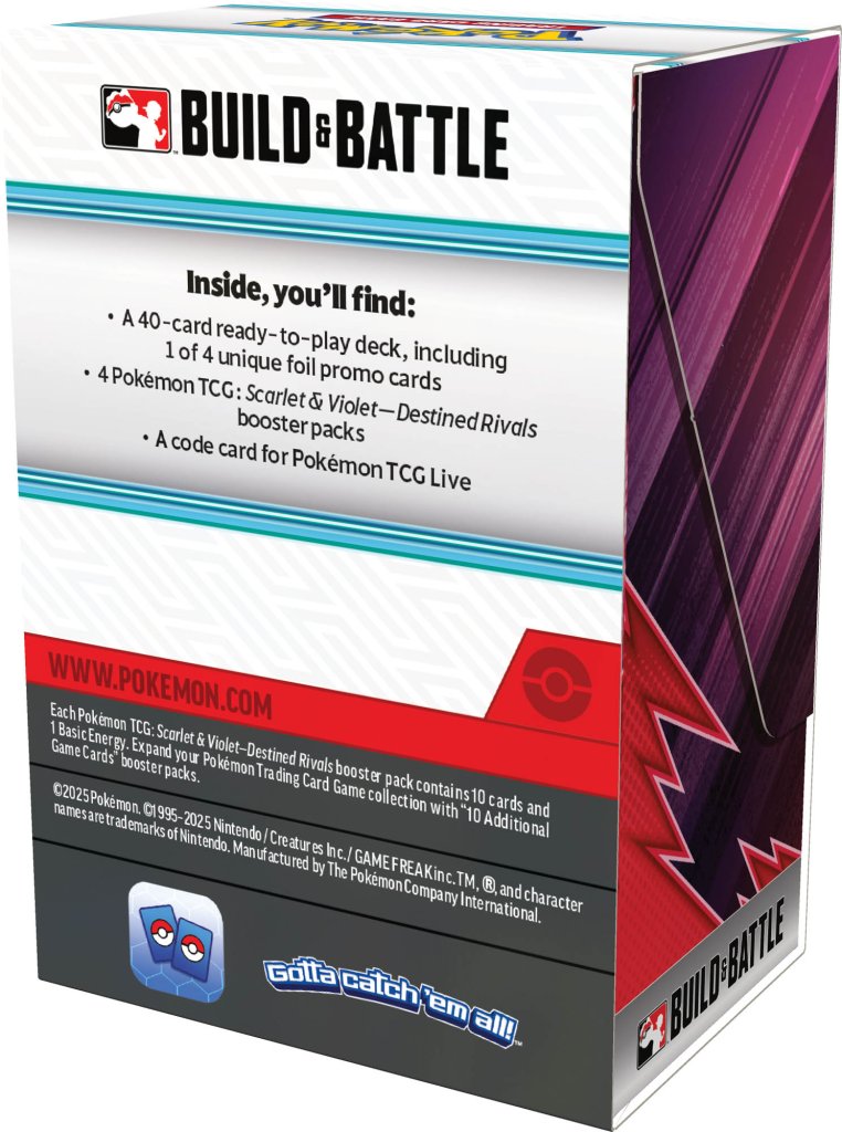 Pokémon TCG Scarlet & Violet Destined Rivals Build & Battle Box