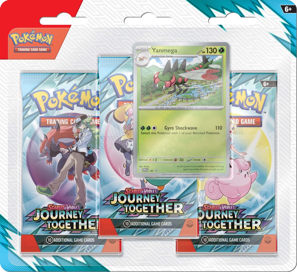 Pokemon TCG Scarlet & Violet Journey Together Three Pack Blister