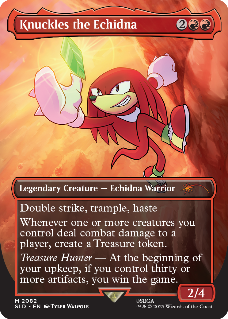 Magic The Gathering - 2025 Secret Lair x Sonic: Friends & Foes (Non Foil)