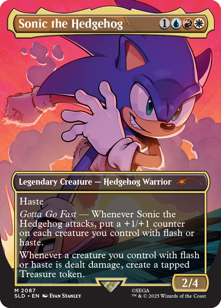 Magic The Gathering - 2025 Secret Lair x Sonic: Friends & Foes (Non Foil)