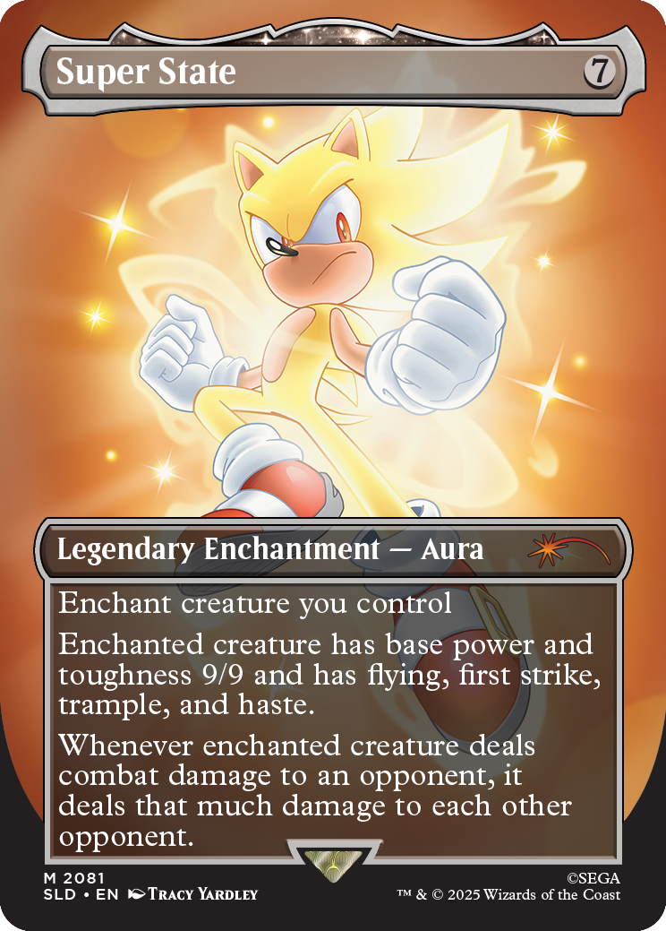 Magic The Gathering - 2025 Secret Lair x Sonic: Friends & Foes (Non Foil)