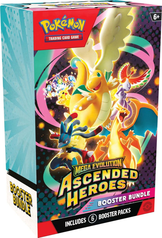 Pokemon TCG Mega Evolution—Ascended Heroes ME2.5 Booster Bundle