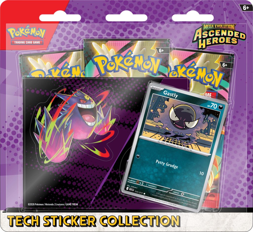 Pokemon TCG Mega Evolution—Ascended Heroes ME2.5 Tech Sticker Collection
