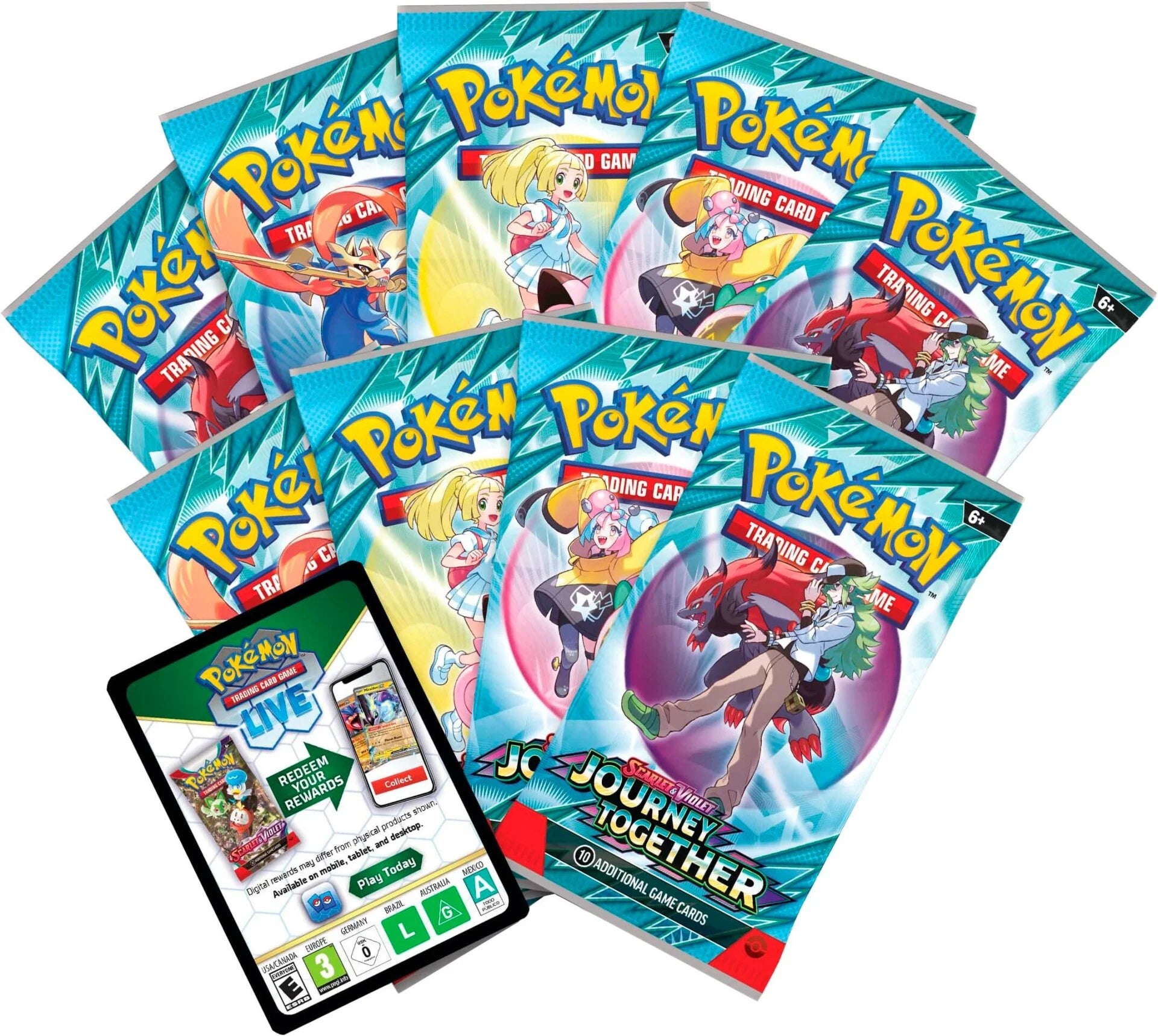 Pokemon TCG Scarlet & Violet Journey Together Elite Trainer Box Flinch Collectibles Pokemon TCG Scarlet & Violet Journey Together Elite Trainer Box Flinch Collectibles
