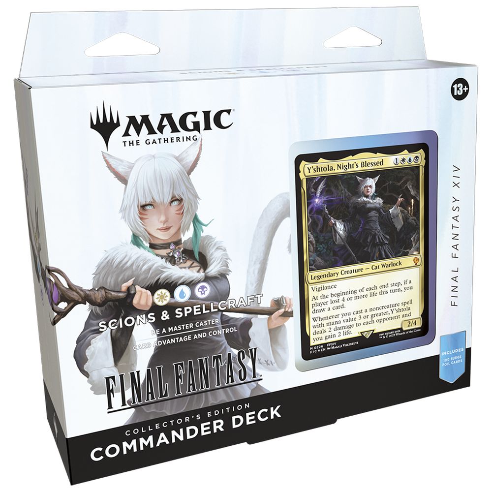 Magic The Gathering - Final Fantasy Collector Commander Deck Collector Edition Display
