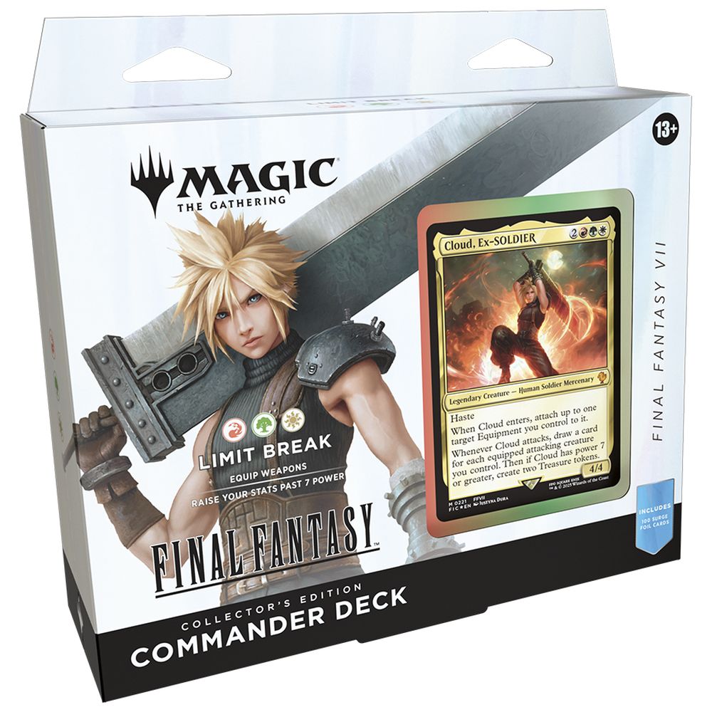 Magic The Gathering - Final Fantasy Collector Commander Deck Collector Edition Display