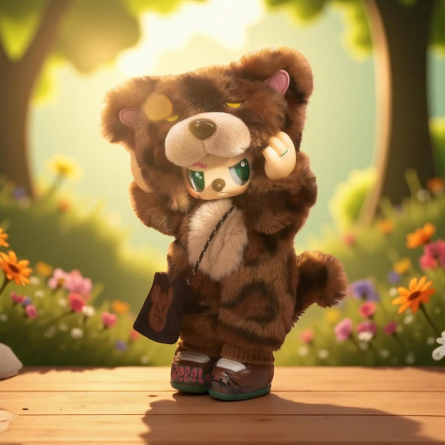 Pop Cuppo Rebel Bear Movable - Bag Series