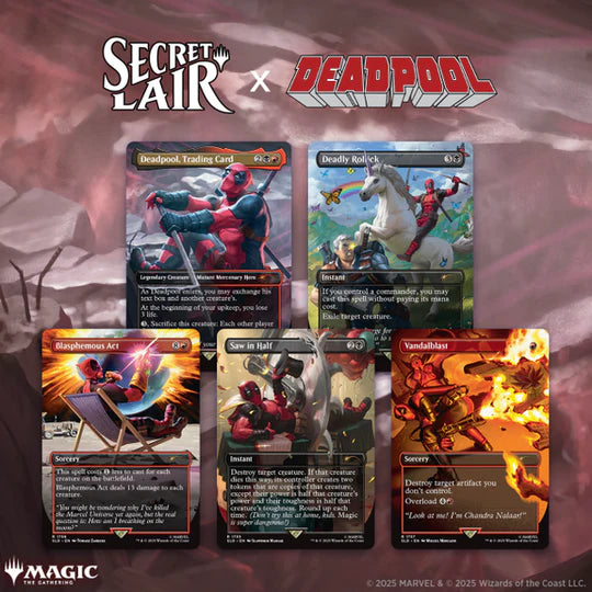 Magic The Gathering - 2025 Secret Lair x Marvel Deadpool (Non Foil)