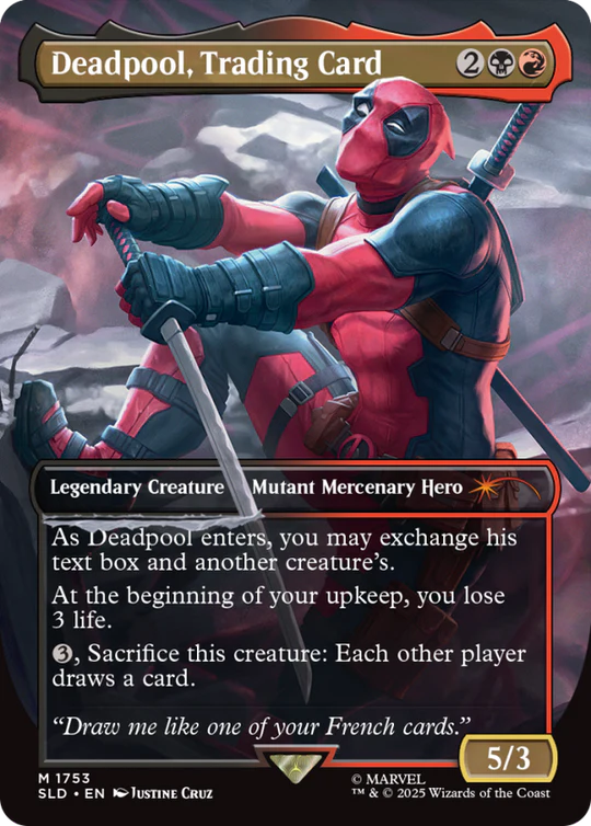 Magic The Gathering - 2025 Secret Lair x Marvel Deadpool (Non Foil)