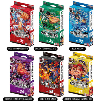 One Piece Card Game: Starter Decks ST-31 to ST-36