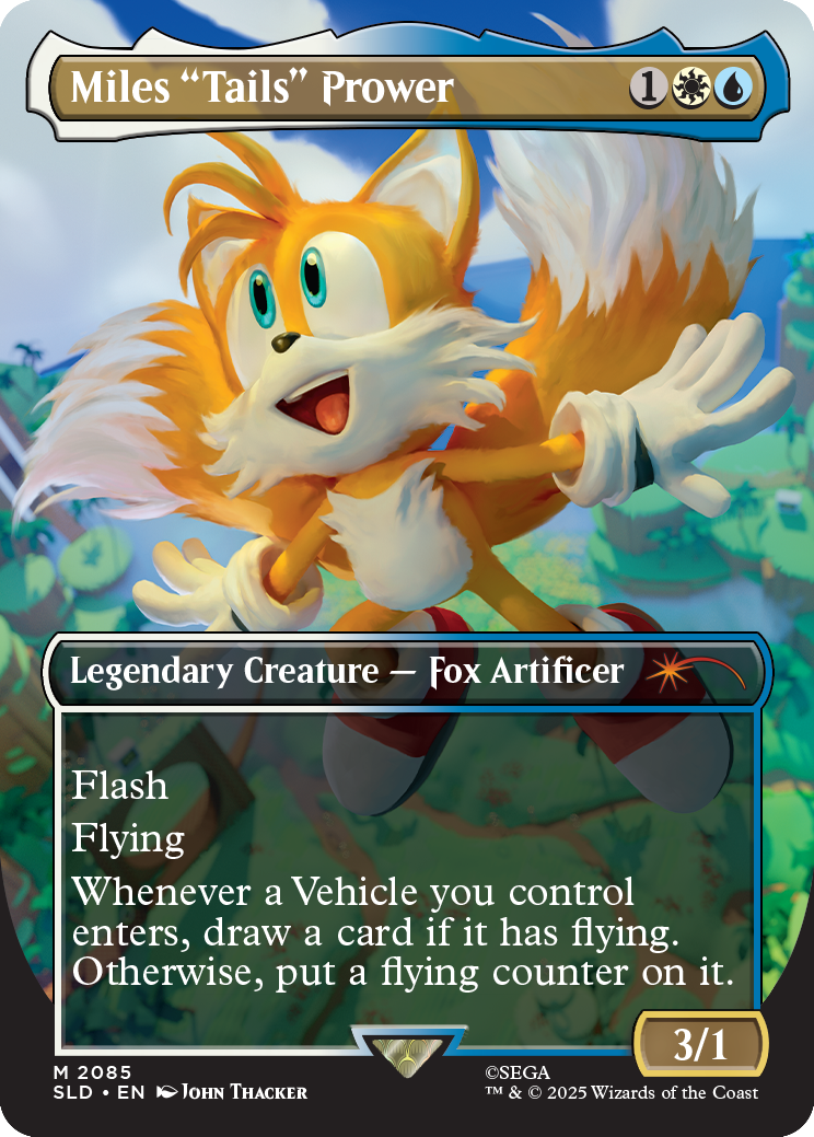 Magic The Gathering - 2025 Secret Lair x Sonic: Friends & Foes (Non Foil)
